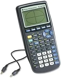 Texas Instruments Ti 83 Plus Graphics Calculator, Black