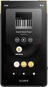 Sony Nw-zx707 Walkman 64gb Hi-Res Portable Digital Music Player With Android, Large 5.0" (Diag) Touchscreen Display, Up To 24 Hour Battery, Wi-Fi & Bluetooth And Usb Type-C – Black Nw-zx707/B