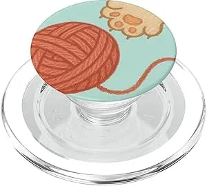 Popsockets Phone Grip – Cat Popsocket - Ball & Yarn Popsockets Popgrip For Magsafe