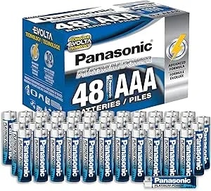 Panasonic Energy Corporation LR03XE/48PC Platinum Power Long Lasting AAA Alkaline Battery, 48 Pack