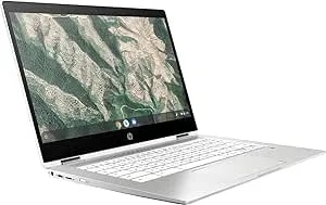 Hp Chromebook x360-14 Hd Touch - Celeron n4000-4gb - 32gb Emmc - Silver White
