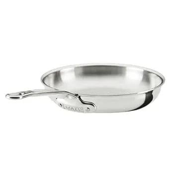 Hestan Probond Luxe 8.5-Inch Quart Skillet, Professional Clad Stainless Steel, Procore Tri-Ply Clad Construction, Polished Exterior, Induction & Oven Safe