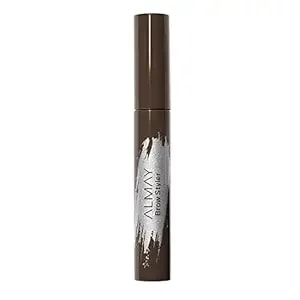 Almay Eyebrow Gel With Marula Oil, Flake-Free & Lightweight Brows, Hypoallergenic, Medium Brown, 1 Count