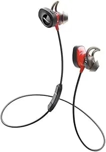 Bose Soundsport Pulse Wireless Headphones, Power Red (With Heartrate Monitor) (Renewed)