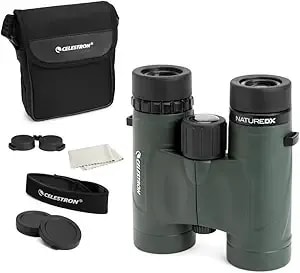 Celestron - Nature Dx 10x32 Binoculars – Ideal For Birding And Outdoors – 32mm Objective Lenses – Wide 7.4° Field Of View – Bak-4 Prisms – Fully Multi-Coated – Waterproof And Fogproof