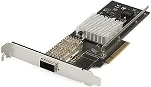 Startech.Com Dual Port 40G QSFP+ Network Card - Intel XL710 Open QSFP+ Converged Adapter - Pcie 40 Gigabit Ethernet Server NIC - 40GbE Fiber Optic LAN Card - Dell Poweredge HPE Proliant (PEX40GQSFDPI)