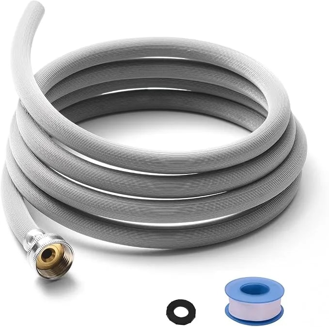 Dehumidifier Hose For Drainage 3/4" Fht, Premium Brass Connectors (5ft) - Perfectly Compatible With Most Dehumidifier Brands