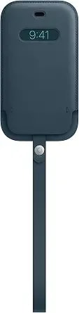 Apple Iphone 12 Mini Leather Sleeve With Magsafe - Baltic Blue