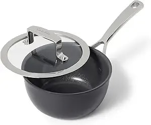 Sur La Table Classic Hard Anodized Ceramic Nonstick Saucepan, Aluminum