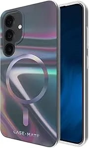 Case-Mate Soap Bubble Samsung Galaxy S25 Case [Magnetic And Wireless Charging] - Stylish Phone Cover W/ 12ft Drop Protection - Premium Phone Case For Samsung Galaxy S25 6.2" - Iridescent