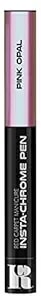Rc Red Carpet Manicure Insta-Chrome Pens - Fast & Easy Metallic Finish For Nails, No Mess, Led Cured, Multi-Dimensional Shades, High Shine, Instant Effect (Pink Opal, 0.5g)