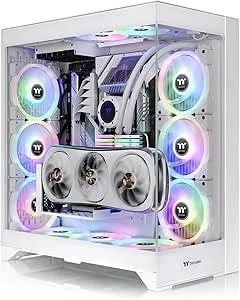 CTE E600 MX Snow Mid Tower E-ATX Case With Centralized Thermal Efficiency Design; Interchangeable Mesh & TG Front Panel; 3Way VGA Mounting Bracket; 400mm PCIe4 Riser Cable Included; CA-1Y3-00M6WN-00