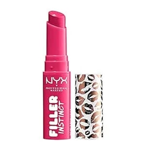Nyx Professional Makeup Filler Instinct Plumping Lip Color, Lip Balm - Juicy Pout (Cherry Red)