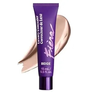 FièRa Luxury Concealer & Foundation With Anti-Aging Ingredients - Full Coverage For Dark Circles, Wrinkles, Fine Lines, And Spots, All-Day Wear For Mature Skin - Neutral Beige, 0.5 Fl. Oz. / 15 Ml