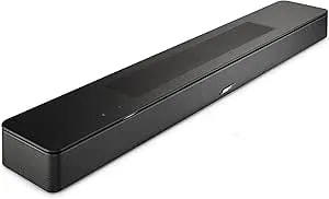 Bose Smart Dolby Atmos Soundbar, All-In-One Soundbar For Tv, A.I. Dialogue Mode, Voice Control And Amazon Alexa Built-In, Supports Bluetooth/Airplay/Spotify Connect/Chromecast, Black