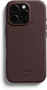 Bellroy Leather Case For Iphone 16 Pro - Ganache