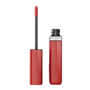 L'Oreal Paris Infallible Lacque Resistance Liquid Lipstick, 16hr Long Lasting Lip Makeup With Lacquer-Like Shine And Zero Transfer, 635, Worth It Medium