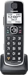 Panasonic Additional Cordless Phone Handset Compatible With Kx-tge6x Series Cordless Phone Systems - Kx-tgea61b (Black)