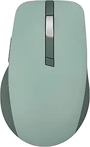 Asus Wireless Smarto Mouse Silent Plus – Dual Mode (Bt/2.4ghz), Up To 3 Devices, Ergonomic, 4200 Dpi, Aa Battery Lasts Up To 1 Year, Quiet Switches, Portable, For Productivity/Gaming - Green Tea Latte