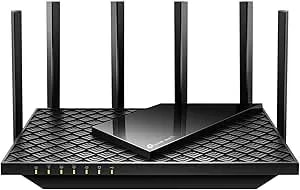TP-Link AXE5400 Tri-Band Wifi 6E Router (Archer AXE75), 2025 Pcmag Editors' Choice, Gigabit Internet For Gaming & Streaming, New 6GHz Band, 160MHz, Onemesh, Quad-Core CPU, VPN & WPA3 Security