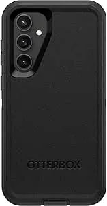 Otterbox Galaxy s23 Fe (Only) - Defender Series Case - Black - Rugged & Durable - With Port Protection - Case Only - Non-Retail Packaging