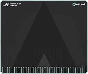 ASUS ROG Hone Ace Aim Lab Edition Gaming Mouse Pad – 19.9" X 16.5", Hybrid Cloth Surface, Aim Lab Training Markings, Water/Oil/Dust-Resistant, Extra-Soft Non-Slip Rubber Base - Black