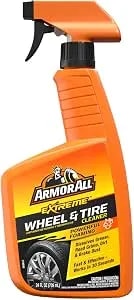 Armor All Extreme Wheel And Tire Cleaner , Car Wheel Cleaner Spray, 24 Fl Oz - Powerful Foaming, Car Tire Shine, Clean Grime, Dirt, Dust, Factory And Aftermarket Finishes, Tire Polish, Shiny Rims