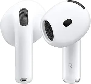 Apple Airpods 4 Wireless Earbuds, Bluetooth Headphones, With Active Noise Cancellation (Renewed)