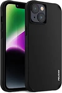 Pelican Ranger Series - Iphone 14 Plus Case 6.7 Inch [Wireless Charging Compatible] Protective Phone Case With Anti-Scratch Tech [15ft Mil-Grade Drop Protection] Slim Rugged Cover For 14 Plus - Black