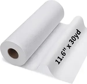 11.6"x30yd Medium Weight Fusible Interfacing For Sewing Iron On Interfacing - White Iron On Fusible Interfacing Fabric For Sewing Interface Fabric For Sewing Diy Craft Quilting