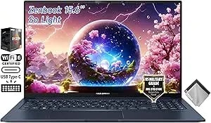 Asus Zenbook 15 Business Slim Laptop, 15.6” Fhd 100% Srgb, Amd Ryzen 5 7535u, Backlit Keyboard, Wi-Fi 6e, Usb C, Windows 11 Home, W/Cloth (16gb lpddr5 Ram - 512gb Ssd)