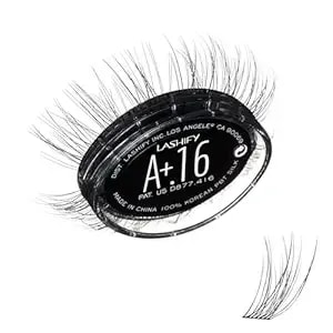 Lashify Amplify Plus+ 16mm Eyelash Extensions Refill In Black, Easy Diy False Lashes For The Most Delicate, Natural And Long Lasting Look