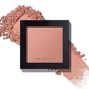 Revlon Powder Blush Face Makeup, High Impact Buildable Color, Lightweight & Smooth Finish, 006 Naughty Nude, 0.17 Oz