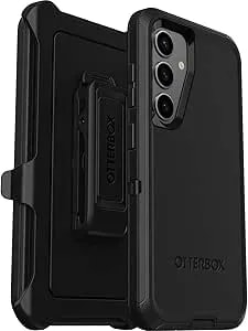 Otterbox Samsung Galaxy s24 Defender Series Case - Black, Rugged & Durable, With Port Protection, Includes Holster Clip Kickstand