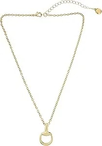 Steve Madden Women'S Collegiate Link Pendant Necklace