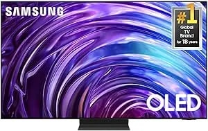 Samsung 65-Inch Class Oled 4k s95d Series Hdr Pro Smart Tv W/Dolby Atmos, Object Tracking Sound+, Motion Xcelerator, Real Depth Enhancer, 4k Ai Upscaling, Alexa Built-In (qn65s95d, 2024 Model)