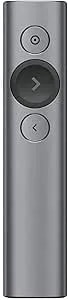 (Discontinued) Logitech Spotlight Presentation Remote - Advanced Digital Highlighting With Bluetooth, Universal Compatibility, 30m Range And Quick Charging – Slate
