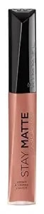 Rimmel London Stay Matte Liquid Lip Color With Full Coverage Kiss-Proof Waterproof Matte Lipstick Formula That Lasts 12 Hours - 720 Moca, .21oz