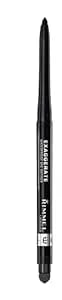 Rimmel London Exaggerate Waterproof Eye Definer Eyeliner, Highly Pigmented, Long-Wearing, Built-In Smudger, 262, Blackest Black, 0.01oz