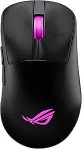 Asus Rog Keris Ii Origin Wireless Gaming Mouse – Right-Handed Ergonomic, 65g, Tri-Mode Connectivity, 42k Dpi, Up To 127hr Battery, Web-Based Configuration, Pc/Mac Support - Black