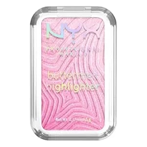 Nyx Professional Makeup Buttermelt Highlighter, Powder Highlighter Makeup, With Up To 12h Wear And High Impact Glow - 15 U Butta Werk (Frosty Pink)