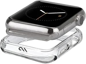 Case-Mate - Apple Watch Bumper Case - 38mm 40mm - Naked Tough - Series 4 Apple Watch - Clear