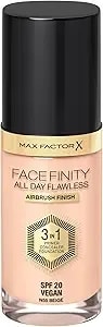 Max Factor Facefinity All Day Flawless 3 In 1 Foundation Spf 20, No. 55 Beige