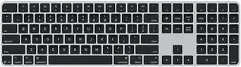 Magic Keyboard With Touch Id And Numeric Keypad For Mac Models With Apple Silicon - Us English - Black Keys