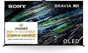 Sony Qd-Oled 77 Inch Bravia Xr a95l Series 4k Ultra Hd Tv: Smart Google Tv With Dolby Vision Hdr And Exclusive Gaming Features For The Playstation® 5 xr77a95l- Latest Model,Black
