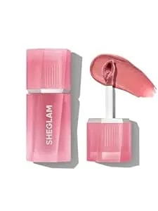 Sheglam Air Plush Lip & Cheek Cream Long-Lasting Multi-Use Liquid Blush & Lip Stain-025 High Winds