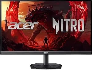 Acer Nitro 27 Inch Full Hd 1920 X 1080 Zeroframe Design Gaming Ips Monitor - Amd Freesync Premium - 200hz Refresh - Up To 0.5ms - 1 X Display Port 1.2 And 2 X Hdmi 2.0 Ports - kg271 x1biip