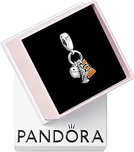 Pandora Symbols Of New York City Dangle Charm - Compatible With Pandora Moments - Sterling Silver, Enamel & Cubic Zirconia - Gift For Her - Jewelry For Women With Gift Box