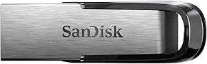 Sandisk Ultra Flair Usb Flash Drive, 64 Gb, Silver (sdcz73-064g-a46)