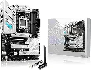 ASUS ROG Strix B650-A Gaming Wifi AMD B650 AM5 Ryzen™ Desktop 9000 8000 & 7000 ATX Motherboard, 12 + 2 Power Stages, DDR5, 3x M.2 Slot, Pcie® 4.0, 2.5G LAN, Wifi 6E, USB 3.2 Gen 2x2 Type-C®, Aura Sync
